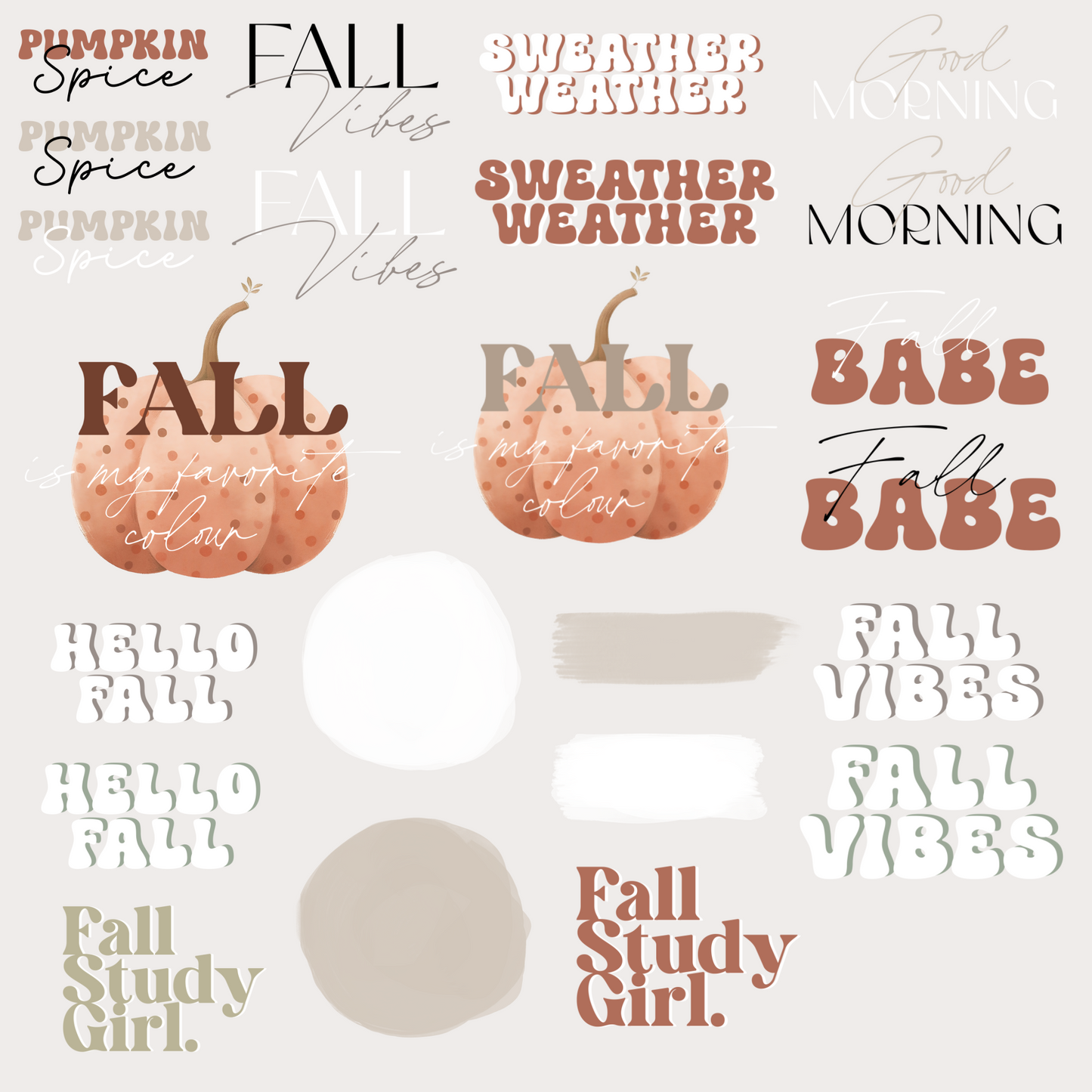 Herbst Story Sticker Set - Autumn Fall Storysticker