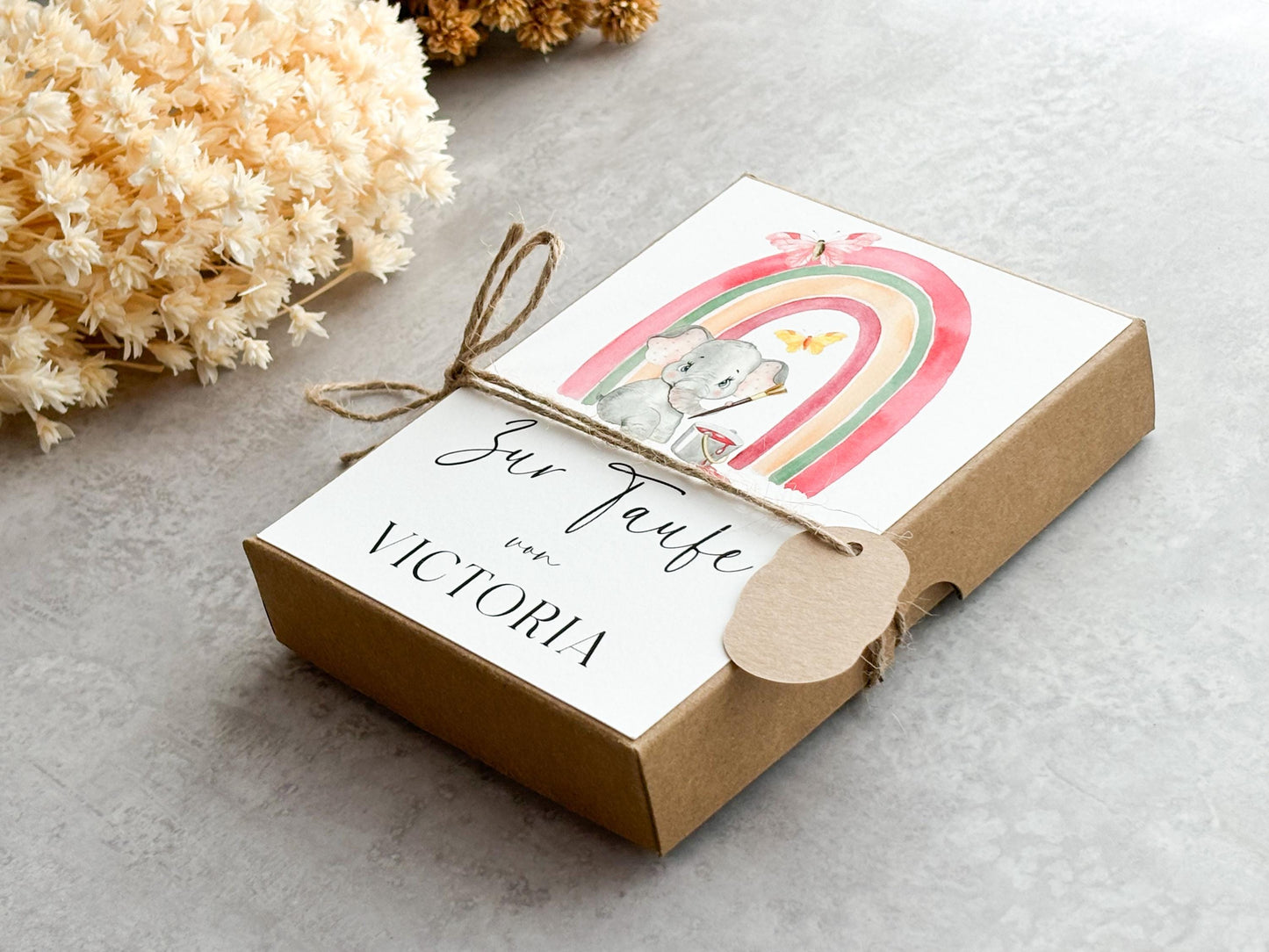 Geschenkbox zur Taufe für Geldgeschenke