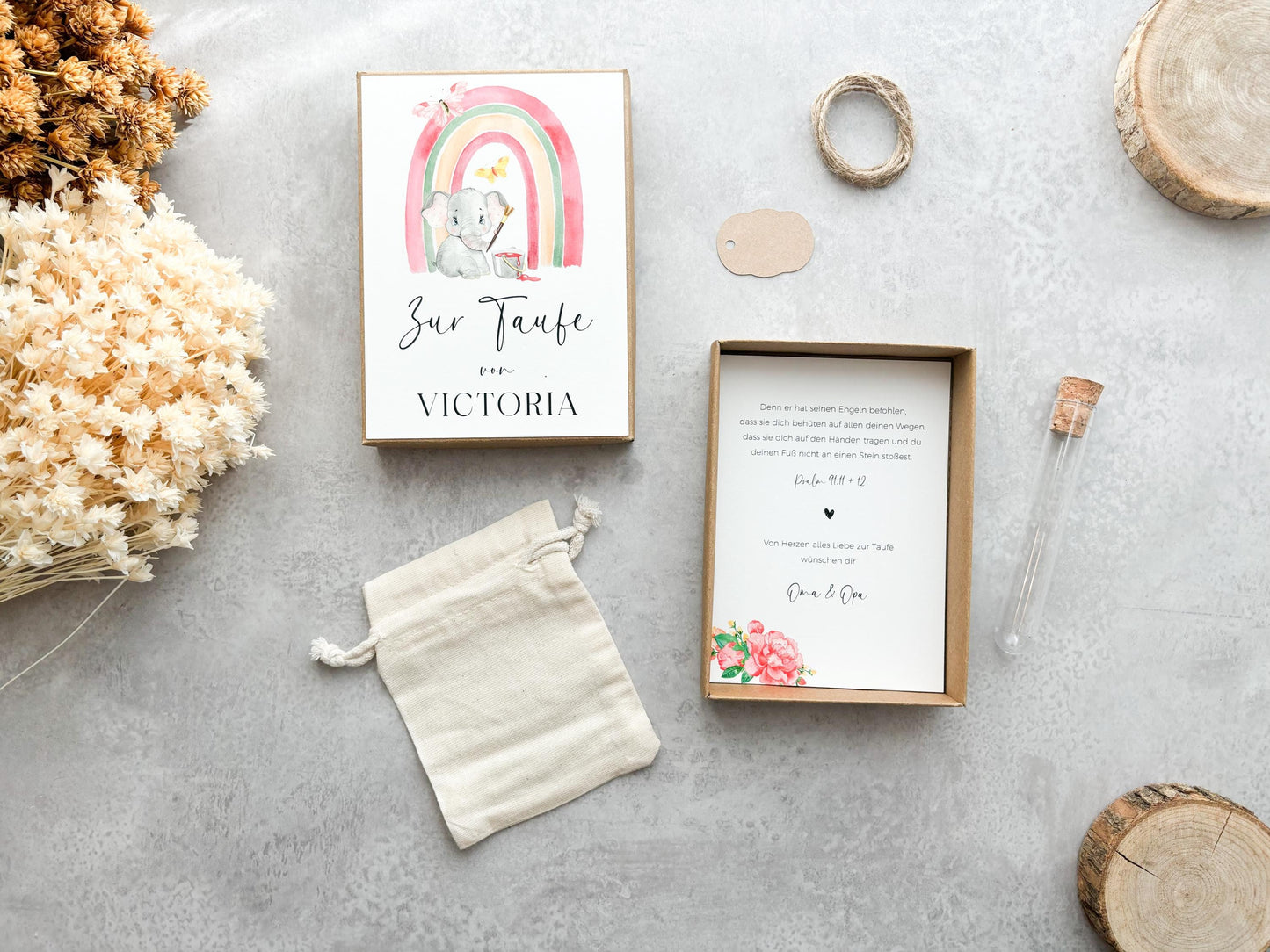 Geschenkbox zur Taufe