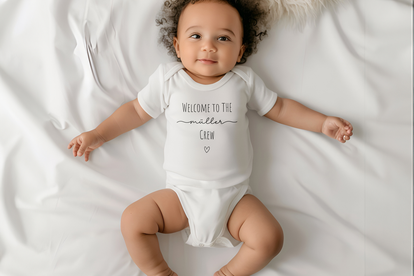 Babybody Nachname | Erster Strampler mit Name | personalisierbar | Baby | Geburt | Geburtsgeschenk | Babygeschenk
