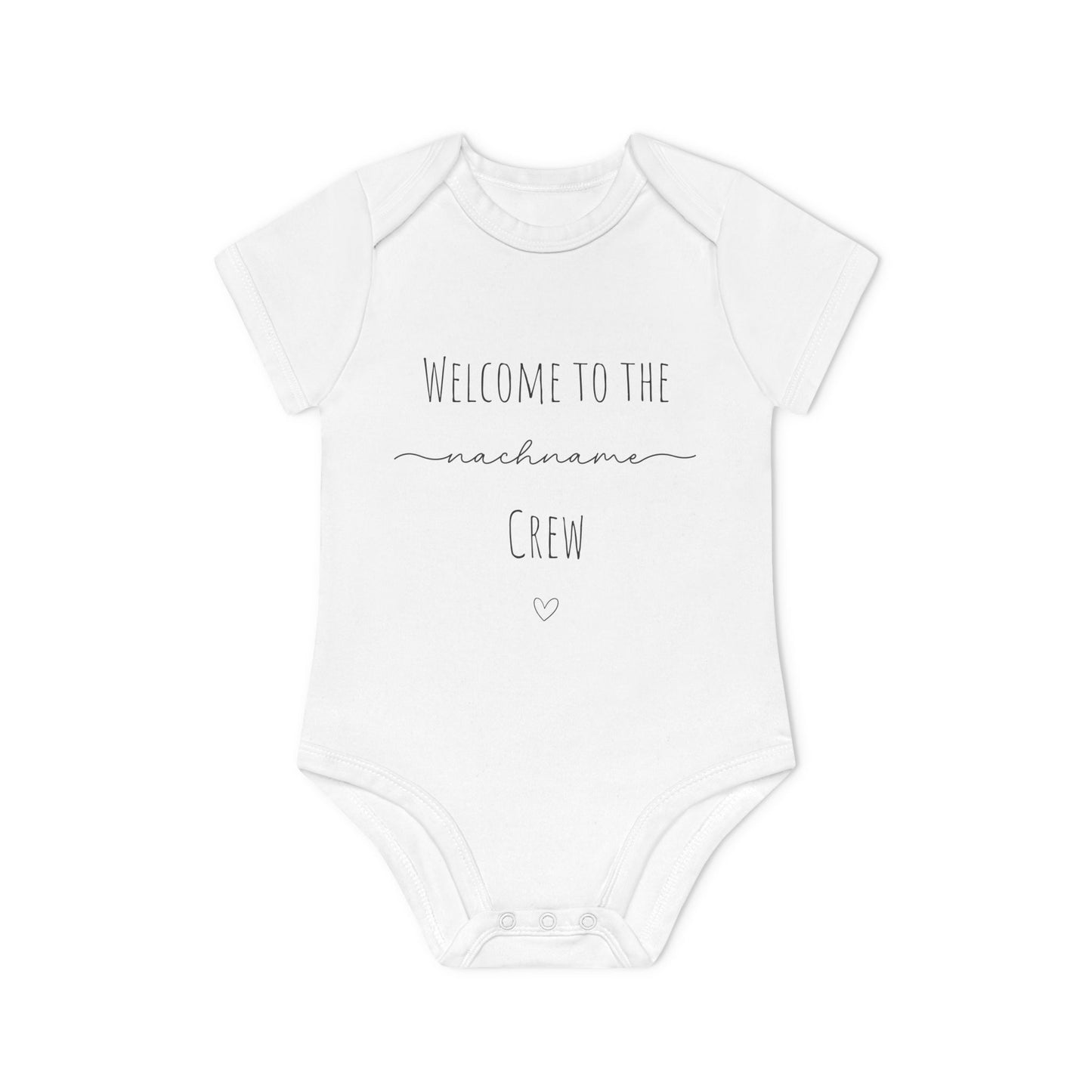 Babybody Nachname | Erster Strampler mit Name | personalisierbar | Baby | Geburt | Geburtsgeschenk | Babygeschenk