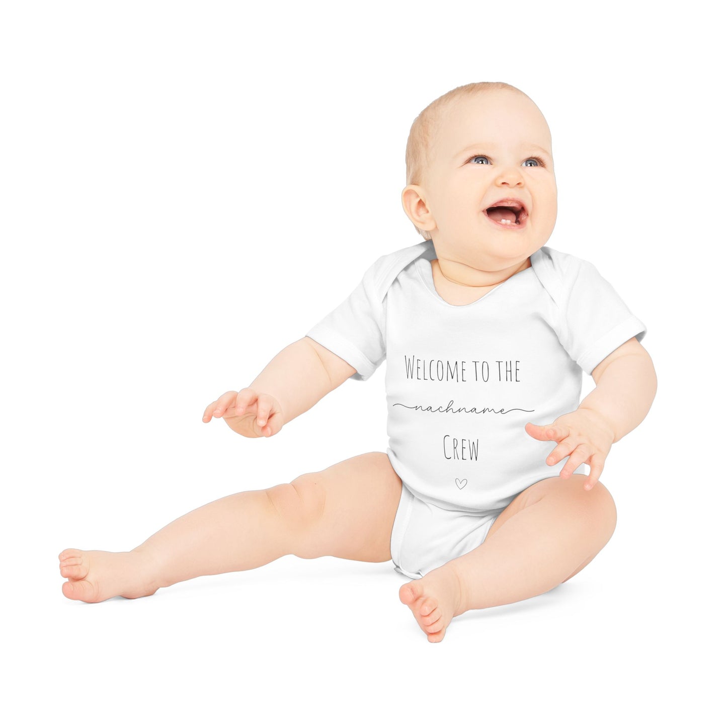 Babybody Nachname | Erster Strampler mit Name | personalisierbar | Baby | Geburt | Geburtsgeschenk | Babygeschenk