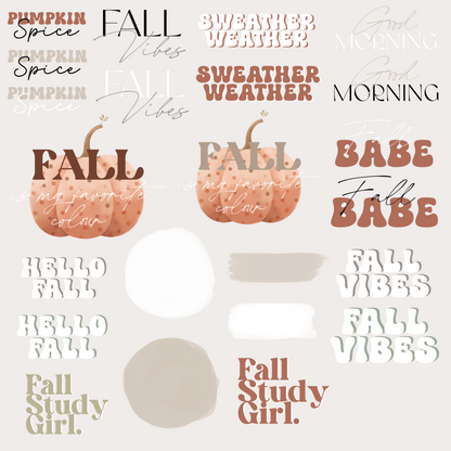 Herbst Story Sticker Set - Autumn Fall Storysticker